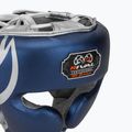 Kask bokserski Rival RHG100 Professional Headgear blue/silver 4