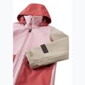 Kurtka softshell dziecięca Reima Sysma grey pink 4