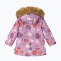 Kurtka zimowa dziecięca Reima Muurame grey pink 2