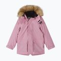 Kurtka zimowa dziecięca Reima Ajaton grey pink