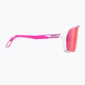 Okulary przeciwsłoneczne Rudy Project Spinshield white/pink fluo matte/multilaser red 5