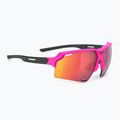 Okulary przeciwsłoneczne Rudy Project Deltabeat pink fluo/black matte/multilaser red 6