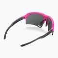 Okulary przeciwsłoneczne Rudy Project Deltabeat pink fluo/black matte/multilaser red 10