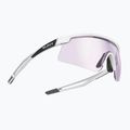 Okulary przeciwsłoneczne Rudy Project Turbolence white matte/impactx photochromic 2 laser purple 2