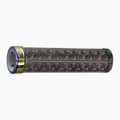 Chwyty kierownicy SUPACAZ Grizips black clear/oil slick star rings