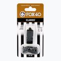 Gwizdek ze sznurkiem Fox 40 Classic Official black 4