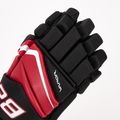 Rękawice hokejowe Bauer Vapor Fly40 Sr black/red 5