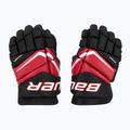 Rękawice hokejowe dziecięce Bauer Vapor Fly40 Jr black/red 2