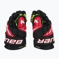 Rękawice hokejowe dziecięce Bauer Vapor Fly40 Jr black/red 4