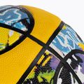 Piłka do koszykówki Spalding Graffiti zielona/żółta rozmiar 7 4