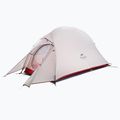 Namiot trekkingowy 1-osobowy Naturehike Cloud Up light grey/red