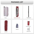 Namiot trekkingowy 3-osobowy Naturehike Updated Cloud Up 3 light grey/red 8