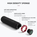 Chwyty kierownicy Rockbros BT1001 Handlebar Grips black/red 3