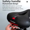 Siodełko rowerowe Rockbros AQ-6090 black/red 5