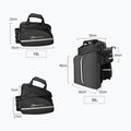 Torba rowerowa na bagażnik Rockbros A6-03BK Bicycle Pannier Bag black 5
