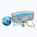 Basen stelażowy Bestway Power Steel Swim Vista Series Oval Pool Set 427 x 250 cm szary 7