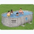 Basen stelażowy Bestway Power Steel Swim Vista Series Oval Pool Set 427 x 250 cm szary 14
