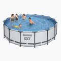 Basen stelażowy Bestway Steel Pro Max Pool Set 5612Z 488 x 122 cm szary 2