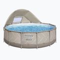 Basen stelażowy Bestway Steel Pro Max Pool Set 396 x 107 cm beżowy 2