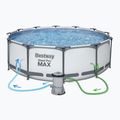 Basen stelażowy Bestway Steel Pro Max Pool Set 366 x 100 cm szary 4