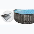 Basen stelażowy Bestway Power Steel Oval Pool Set 610 x 366 cm brązowy 4
