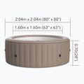 Jacuzzi 6-osobowe MSpa Urban Bristol mokka 17