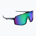 Okulary przeciwsłoneczne Aztron Thunder metalblack/white/polarizedgreen/twilightmirr/grey