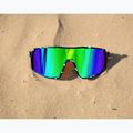 Okulary przeciwsłoneczne Aztron Thunder metalblack/white/polarizedgreen/twilightmirr/grey 5