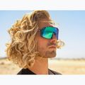 Okulary przeciwsłoneczne Aztron Thunder metalblack/white/polarizedgreen/twilightmirr/grey 9