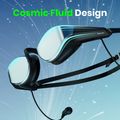 Okulary pływackie Holoswim Solla Wave AI Music silver 3