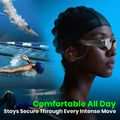 Okulary pływackie Holoswim Solla Wave AI Music silver 5