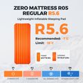 Materac dmuchany Flextail Zero R05 Regular orange 7