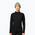 Bluza termoaktywna damska Devold Breeze Merino 150 Zip Neck black