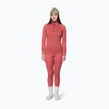 Bluza termoaktywna damska Devold Duo Active Merino 205 Zip Neck marsala 2