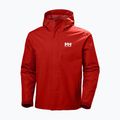 Kurtka przeciwdeszczowa męska Helly Hansen Seven J Rain alert red 5