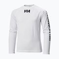 Longsleeve dziecięcy Helly Hansen Waterwear Rashguard Jr white