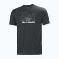 Koszulka męska Helly Hansen Nord Graphic ebony logo 5
