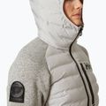 Kurtka żeglarska damska Helly Hansen Arctic Ocean Hybrid Insulator mellow grey 3