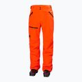 Spodnie narciarskie męskie Helly Hansen Sogn Cargo neon orange 5