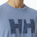 Koszulka męska Helly Hansen Skog Recycled Graphic azurite melange 3