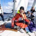 Spodnie żeglarskie damskie Helly Hansen Newport Coastal Bib peach echo 12