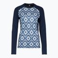 Bluza termoaktywna damska Helly Hansen Lifa Merino Midweight Graphic Crew navy star pixel 5