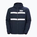 Kurtka żeglarska męska Helly Hansen Salt Striped Windbreaker navy 5