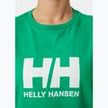 Koszulka damska Helly Hansen Logo 2.0 bright green 3