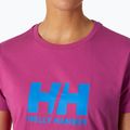 Koszulka damska Helly Hansen Logo 2.0 magenta 2.0 3