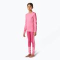 Komplet bielizny termoaktywnej dziecięcej Helly Hansen JR Lifa Merino Midweight sugar pink