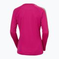 Bluza termoaktywna damska Helly Hansen Lifa Active Stripe Crew magenta 2.0 5