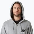 Bluza męska Helly Hansen HH Logo Full Zip Hoodie 2.0 grey/ melange 3