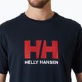 Koszulka męska Helly Hansen Logo 2.0 navy 3