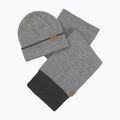 Zestaw czapka + szalik  Musto Tipped Beanie & Scarf Gift Set grey/ melange